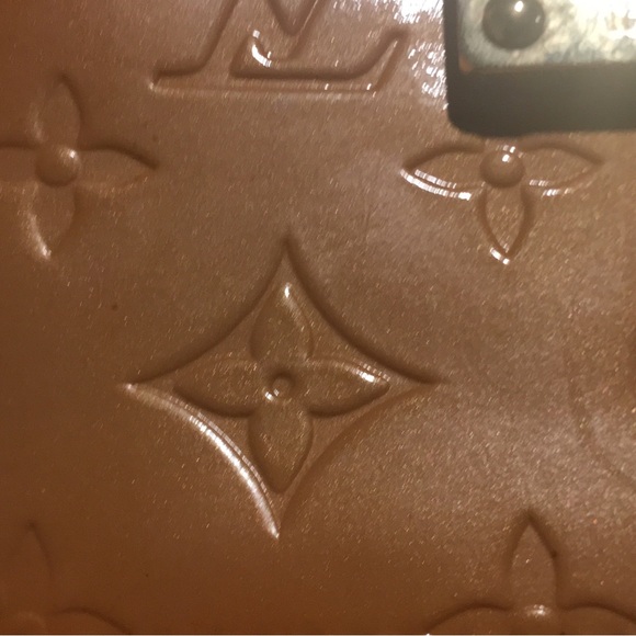 Louis Vuitton Gold Patent Leather Satchel
